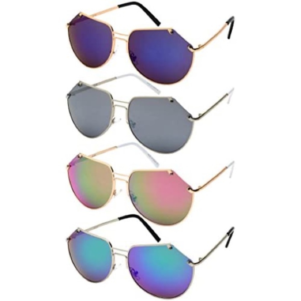 Edge Iwear Modern Angular Aviators Color Mirrored - image 4